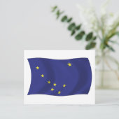 Alaska Flag Postkarte (Stehend Vorderseite)