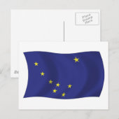 Alaska Flag Postkarte (Vorne/Hinten)