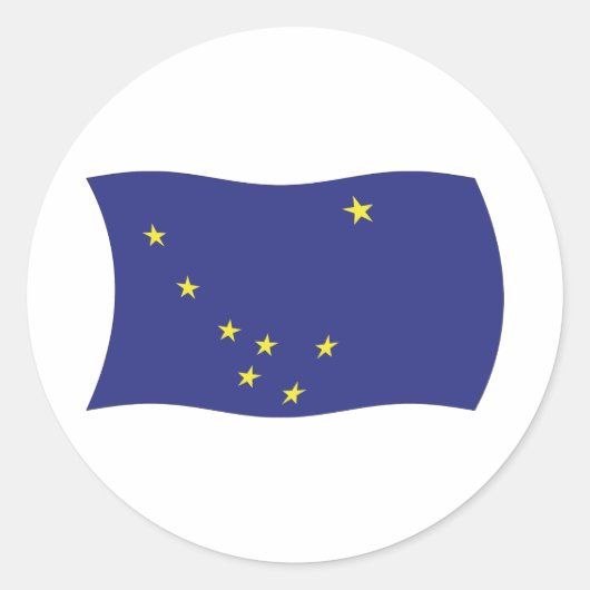 Alaska Flag Sticker (Vorderseite)