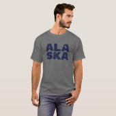Alaska Flag Text T-Shirt (Vorne ganz)