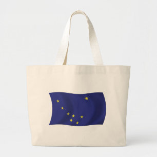 Alaska Flag Tote Bag Jumbo Stoffbeutel