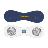 Alaska-Flagge, Alaska, Monogramm/Baseball-Bälle Baseball (Paneele)