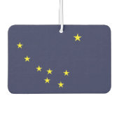 ALASKA-Flagge - Autolufterfrischer (Vorderseite)