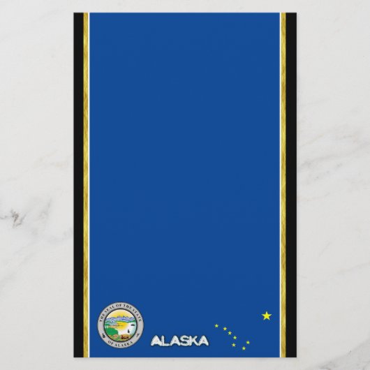 Alaska-Flagge Briefpapier (Vorderseite)