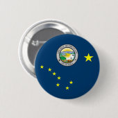 Alaska-Flagge Button (Vorne & Hinten)