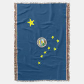 Alaska-Flagge Decke (Vorderseite Vertikal)