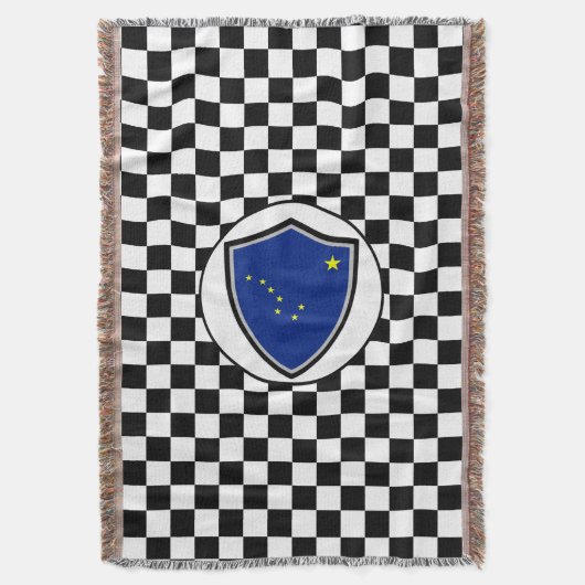 Alaska-Flagge Decke (Vorderseite Vertikal)