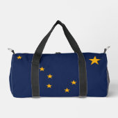 Alaska-Flagge Duffle Bag (Vorderseite)