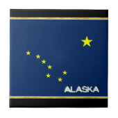 Alaska-Flagge Fliese (Vorderseite)