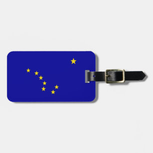 ALASKA-FLAGGE GEPÄCKANHÄNGER