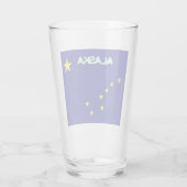 Alaska-Flagge Glas (Rückseite)