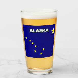 Alaska-Flagge      Glas