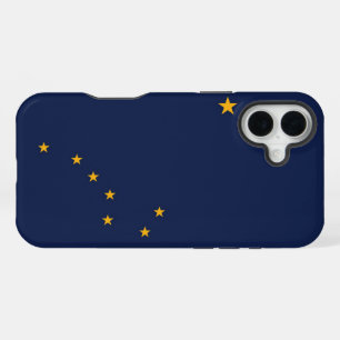 Alaska-Flagge iPhone 16 Plus Hülle