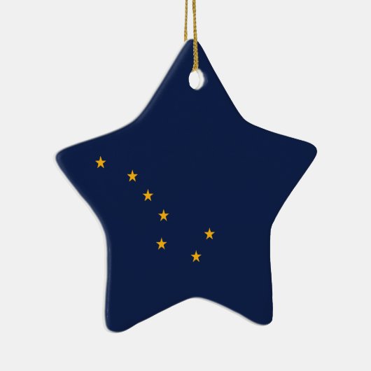 Alaska-Flagge Keramikornament (Rechts)