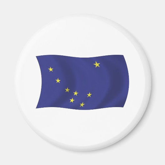 Alaska-Flagge-Magnet Magnet (Vorne)