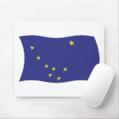 Alaska-Flagge-Mauspad Mousepad (Mit Mouse)