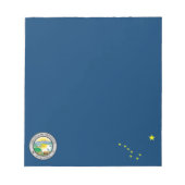 Alaska-Flagge Notizblock (Vorderseite)