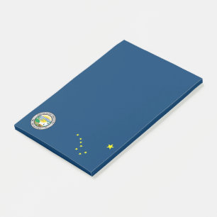 Alaska-Flagge Post-it Klebezettel