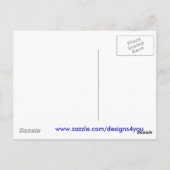 Alaska-Flagge Postkarte (Rückseite)