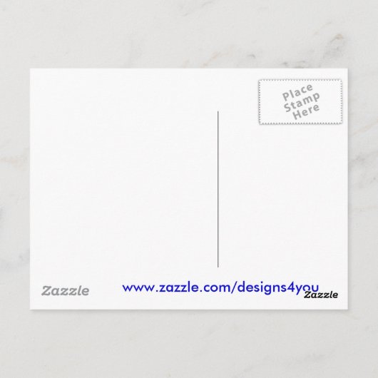 Alaska-Flagge Postkarte (Rückseite)