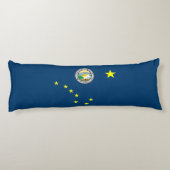 Alaska-Flagge Seitenschläferkissen (Rückseite)