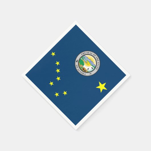 Alaska-Flagge Serviette (Ecke)