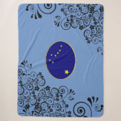 Alaska-Flagge Sherpadecke (Vorderseite)