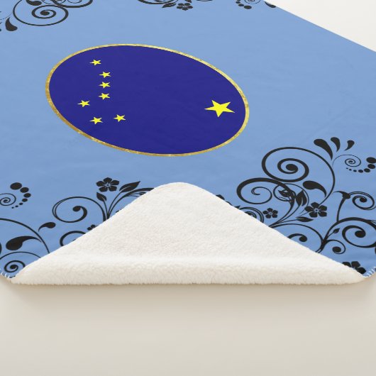 Alaska-Flagge Sherpadecke (3/4)