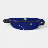 Alaska-Flagge-Siegel Bauchtasche (Vorderseite)