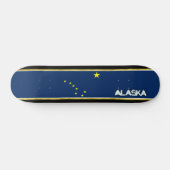 Alaska-Flagge Skateboard (Horizontal)