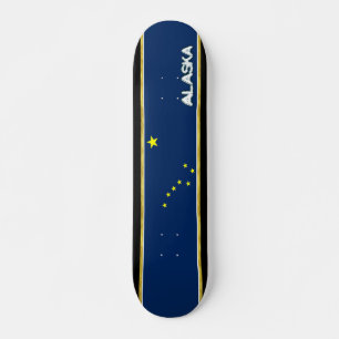 Alaska-Flagge Skateboard