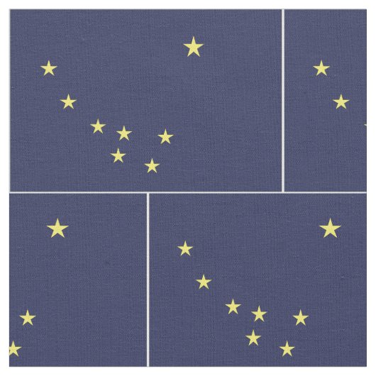 ALASKA-Flagge - Stoff (Nahaufnahme)