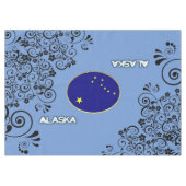 Alaska-Flagge Tischdecke (Vorderseite (Horizontal))