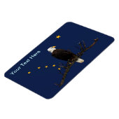 Alaska-Flagge und Adler Magnet (Linke Seite)