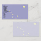 Alaska-Flagge Visitenkarte (Vorne/Hinten)