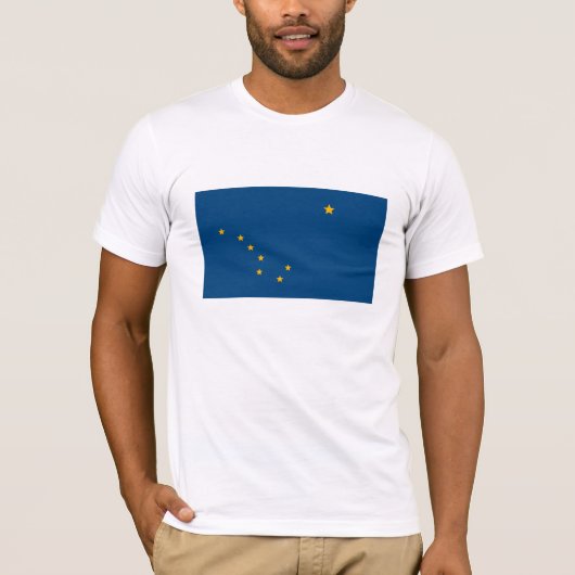 Alaska-Flaggen-T - Shirt (Vorderseite)
