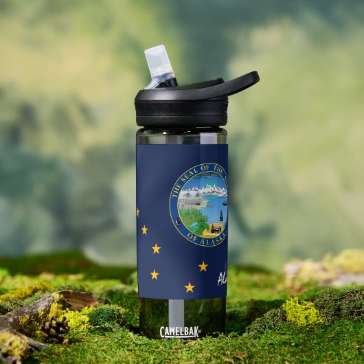 Alaska-Flasche, patriotische Alaska-Flagge Trinkflasche (Außenbereich)