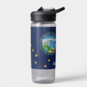 Alaska-Flasche, patriotische Alaska-Flagge Trinkflasche (Links)