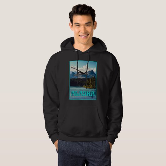 Alaska Float Flugzeug Hoodie (Vorne ganz)