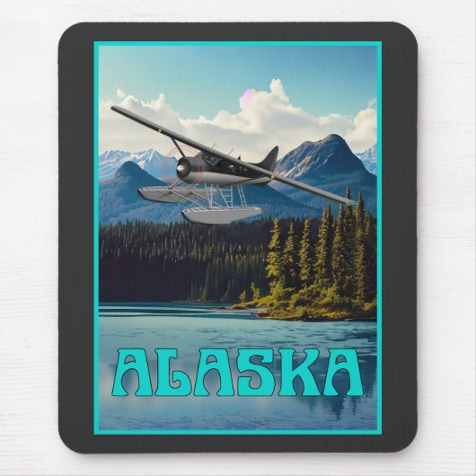Alaska Float Flugzeug Mousepad (Vorne)