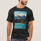Alaska Float Flugzeug T-Shirt (Vorderseite)