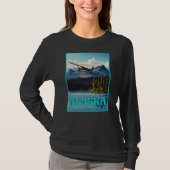 Alaska Float Flugzeug T-Shirt (Vorderseite)