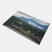 Alaska Floatplane Landschaft Foto Willkommen Fußmatte (Schrägansicht)