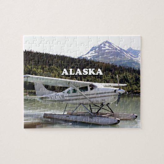Alaska: Flugzeug schwimmen, Trail Lake 3 Puzzle (Horizontal)