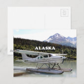 Alaska: Flugzeug, Trail Lake 3 Postkarte (Vorne/Hinten)