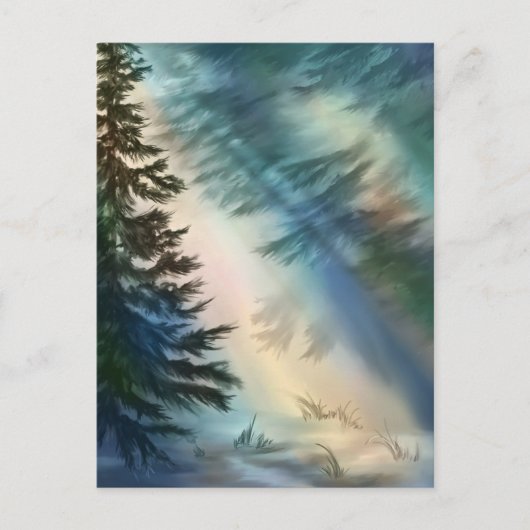 Alaska Forest Postkarte (Vorderseite)