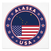 Alaska Fotodruck (Vorne)