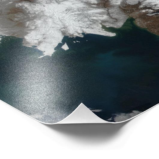 Alaska Fotodruck (Ecke)