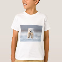 Alaska Funny Polar Bear Cub Kids T - Shirt