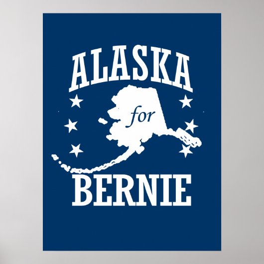 ALASKA FÜR BERNIE SANDERS POSTER (Vorne)